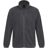 Sols Heren North Full Zip Outdoor Fleece Jacket (Grijze Mergel)