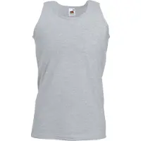 Fruit Of The Loom Heren Atletisch Mouwloos Hemd / Tanktop (Heather Grijs)