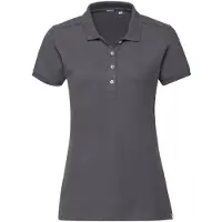 Russell athletic Russell Dames/dames Stretch Short Sleeve Polo Shirt (Konvooi Grijs)
