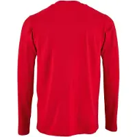 Sols Heren Keizerlijk T-Shirt met lange mouwen (Rood)
