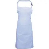 Premier Dames/Dames Kleuren Bipschort Met Zak / Werkkleding (Lichtblauw)