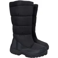 Mountain Warehouse Dames/Dames Icey Lange Sneeuwlaarzen (Zwart)