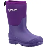 Cotswold Kinder/Kids Hilly Neopreen Wellington Laarzen (Paars)