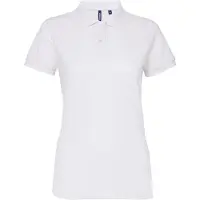 Asquith & Fox Dames/dames Performance Blend Poloshirt met korte mouwen (Wit)