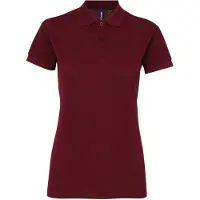 Asquith & Fox Dames/dames Performance Blend Poloshirt met korte mouwen (Bourgondië)