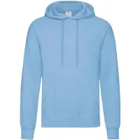 Fruit Of The Loom Unisex Volwassenen Klassiek Sweatshirt met capuchon (Hemelsblauw)