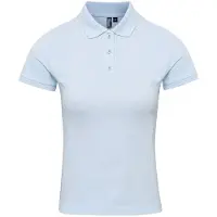 Premier Dames/Dames Coolchecker Plus Poloshirt (Lichtblauw)