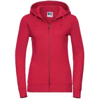 Russell athletic Russell Dames/Dames Authentic Full Zip Hoodie (Klassiek rood)