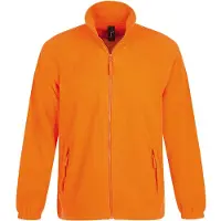 Sols Heren North Full Zip Outdoor Fleece Jacket (Oranje)