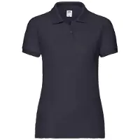 Fruit Of The Loom Dames/dames Dame Fit Piqué Polo Shirt (Zwart)