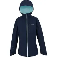 Regatta Dames/Dames Birchdale II Waterdichte Jas (Marine/Icy Morn)