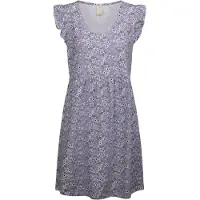 Trespass Dames/Dames Gertha Daisy Jersey Jurk (Grijs/lichtroze)