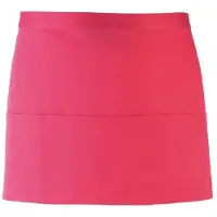 Premier Dames/Dames Kleuren 3 Zakschort / Werkkleding (Pakket van 2) (Heet Roze)