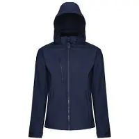 Regatta Venturer Jas met Kap en Zachte Shell Jas voor heren (Marine/Navy)