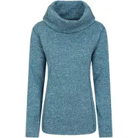 Mountain Warehouse Dames/Dames Cowl Neck Fleece Top (Teal)