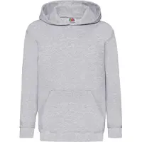 Fruit Of The Loom Kids Unisex Classic 80/20 Hoodie (Heide Grijs)