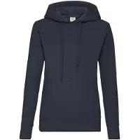 Fruit Of The Loom Klassieke Dames Fit Sweatshirt Met Capuchon (Deep Navy)