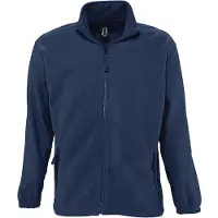 Sols Heren North Full Zip Outdoor Fleece Jacket (Marine)