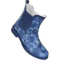 Mountain Warehouse Dames/dames Bloemige rubberen regenlaarzen (Donkerblauw)