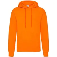 Fruit Of The Loom Unisex Volwassenen Klassiek Sweatshirt met capuchon (Oranje)