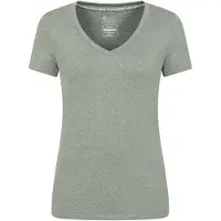 Mountain Warehouse Dames/Dames Vitaliteit V Hals T-shirt (Kaki Groen)