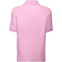 Fruit Of The Loom Kinderen /Kinder Poly/ Katoen Piqué-Poloshirt Voor Kinderen. (Lichtroze)