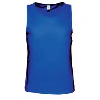 Sols Heren Justin Mouwloze Tank / Vest Top (Koningsblauw)