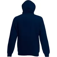 Fruit Of The Loom Heren Met Ritssluiting Sweatshirt Met Capuchon / Hoodie (Donker Marine)