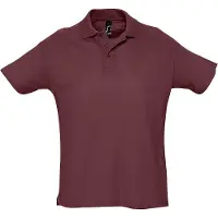 Sols Heren Zomer II Pique Poloshirt met korte mouwen (Bourgondië)