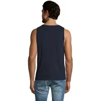 Sols Heren Justin Mouwloze Tank / Vest Top (Franse marine)