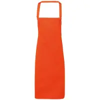 Premier Dames/Dames Slim Apron (geen Zak) / Werkkleding (Pakket van 2) (Oranje)