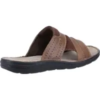 Hush puppies Heren Archer Leren Muiltjes (Tan)