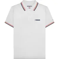 Lambretta Heren SS25 Twin Tip Poloshirt (Wit, Rood, Marine)
