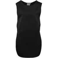Premier Dames/Dames Lange Lengte Zak Tabberd / Werkkleding (Pakket van 2) (Zwart)