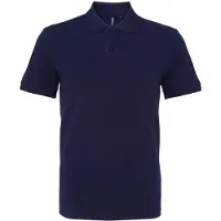 Asquith & Fox Heren Poloshirt met korte mouwen (Marine)