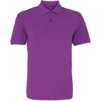 Asquith & Fox Heren Poloshirt met korte mouwen (Orchidee)