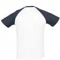 Sols Heren Funky Contrast T-Shirt met korte mouwen (Wit/Zwaar)