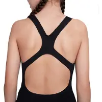 Speedo Meisjes Medalist Eendelig Badpak (Zwart)