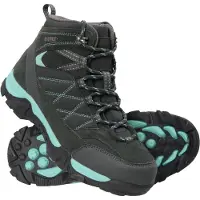 Mountain Warehouse Kinder/kleuterpad suède wandelschoenen (Teal)