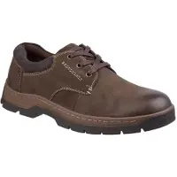 Cotswold Heren Dikke Houten Kant Op Nubuck Leder Vrijetijdschoen (Bruin)