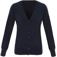 Premier Dames/Dames Essential Acryl V Hals Vest (Marine)