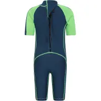 Mountain Warehouse Wetsuit met contrasterende panelen voor kinderen (Groen)