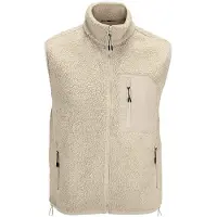 Sols Fury Sherpa Body Warmer voor volwassenen (Schaar beige/beige)