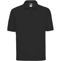Russell athletic Russell Klassiek poloshirt voor volwassenen (Zwart)