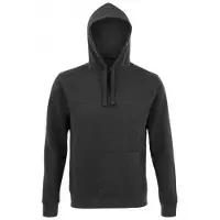 Sols Unisex Volwassenen Spencer Hooded Sweatshirt (Houtskool mergel)