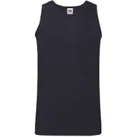 Fruit Of The Loom Heren sportvest top (Deep Navy)