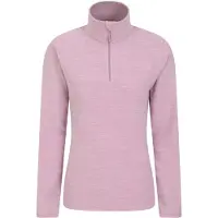 Mountain Warehouse Dames/dames Snowdon Gemêleerd Fleece Top (Lichtroze)