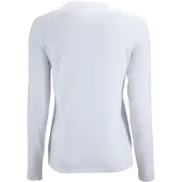 Sols Dames/dames Keizerlijk T-Shirt met lange mouwen (Wit)