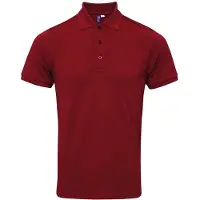 Premier Heren Coolchecker Plus Pique Polo Met CoolPlus (Bourgondië)