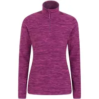 Mountain Warehouse Dames/dames Snowdon Gemêleerd Fleece Top (Druif)